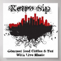 Retro Sip Poster