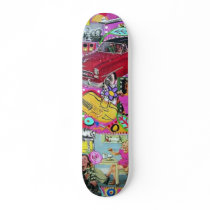 retro skate board deck