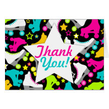 Retro Skates "Thank You" Card