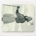 RETRO SKI GIRL SPORT mousepads