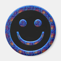 RETRO SMILEY FACE FRIDGE MAGNETS