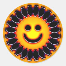 RETRO SMILEY FACE STICKERS