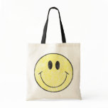 Retro Smiley Face Tote Bag