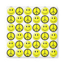Retro Smiley Peace magnets