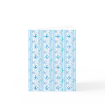 Retro Snowflakes Greeting Card
