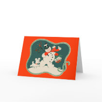 Retro Snowman
