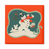 Retro Snowman