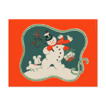 Retro Snowman