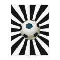 RETRO SOCCER BALL postcards