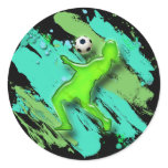 RETRO SOCCER PLAYER stickers