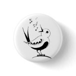 Retro song bird buttons