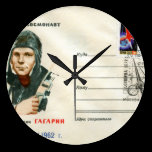 RETRO SOVIET SPACE AGE 1960's Wall Clock wall clocks