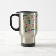 Retro square style mug