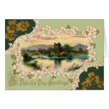 Retro St. Patrick's Day Greeting Card