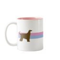 Retro Star Afghan Hound Mug