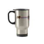 Retro Star American Eskimo Dog mugs