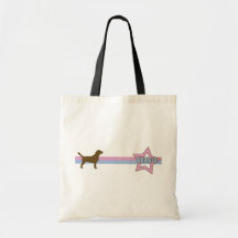 Retro Star Beagle Tote Bag
