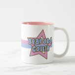 Retro Star Bearded Collie Mug