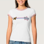 Retro Star Tibetan Terrier t-shirts