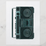 retro stereo flyer
