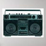 retro stereo poster posters