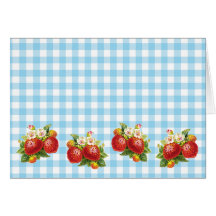 Retro Strawberry Card