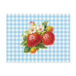Retro Strawberry postcards
