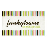 Retro Stripes Business Card