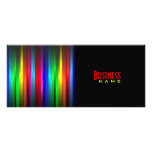 Retro Stripes Rack Card rack cards