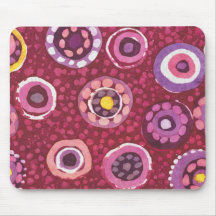 Retro Style Abstract Art Fabric Gifts - customise Mouse Pad