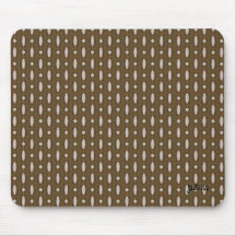Retro Style Beaded Curtain Khaki Mouse Mats