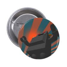 Retro Style Robot 4 Button