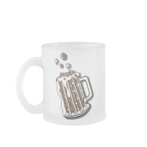 retro style root beer graphic mugs