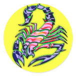RETRO STYLE SCORPION stickers