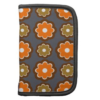 Retro style with blossoms organizers