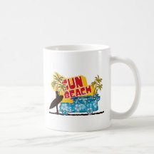 Retro Sun & Surf Mug