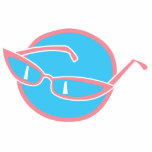 retro sunglasses photo sculptures
