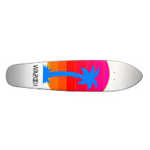 Retro Sunset Longboard Custom Skateboard