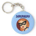 Retro Superhero keychains