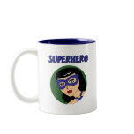 Retro Superhero mugs