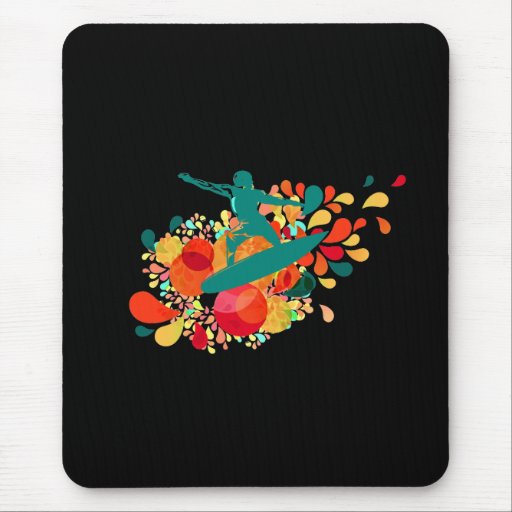 Retro Surfer Mousepad