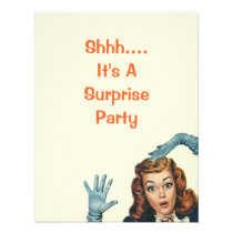 Retro Surprise Party For Any Occasion Invitations invitations