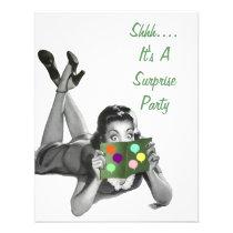 Retro Surprise Party For Any Occasion Invitations invitations