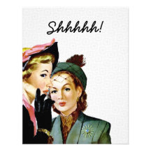 Retro Surprise Party Invitation