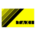 retro TAXI Business Cards