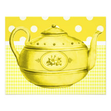 Retro Tea Party V5 Invites