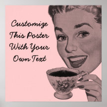 Retro Tea Print