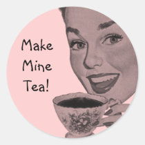 Retro Tea stickers