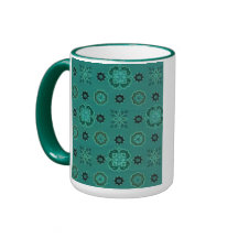 Retro Teal Green Coffee Mug