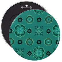 Retro Teal Green Pins